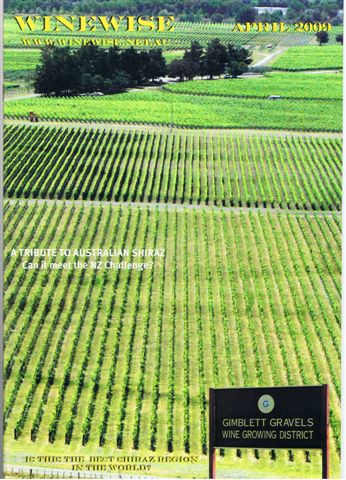 Winewise - April 2009 Cover